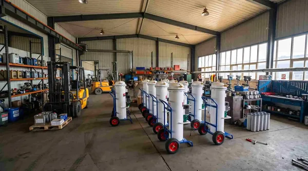 JY-G100 industrial lubricant filtration system — view 4